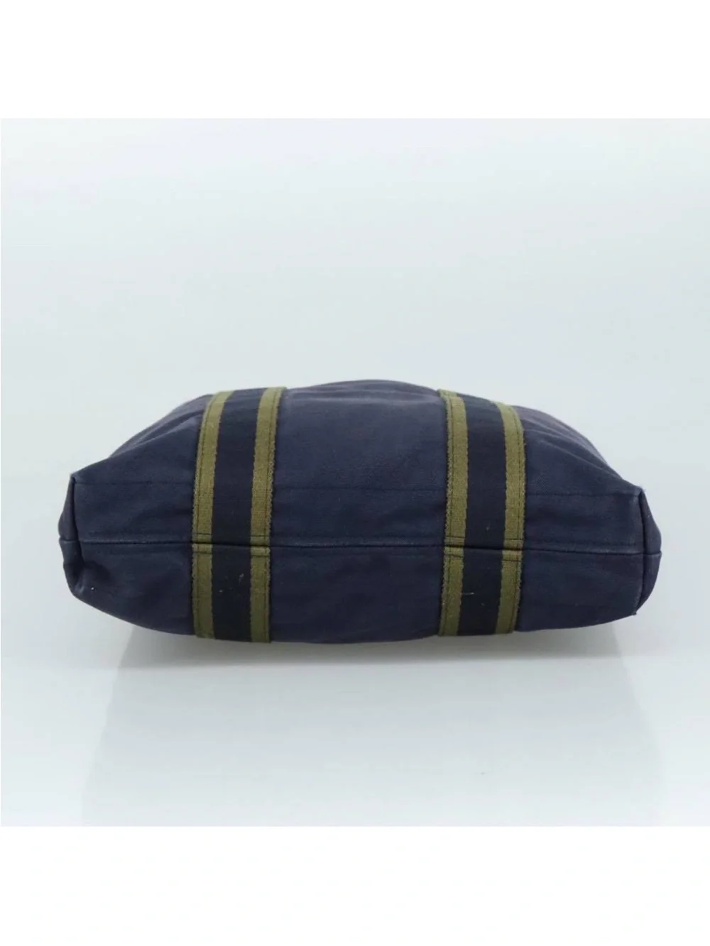 HERMES Fourre Tout cabas Tote Bag Canvas Navy